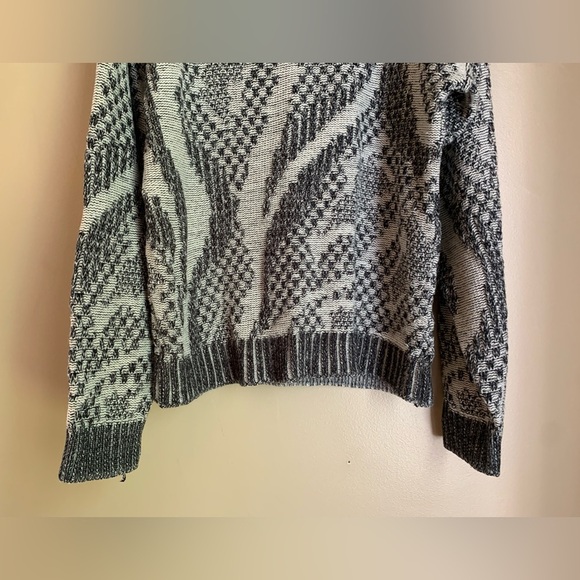 Vintage 90’s men’s textured sweater, grandpa core, medium 3D knit - Picture 3 of 5